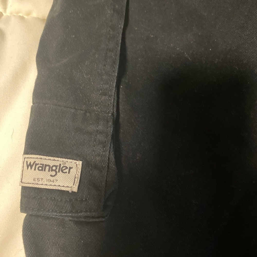 Black wrangler pants 30x30